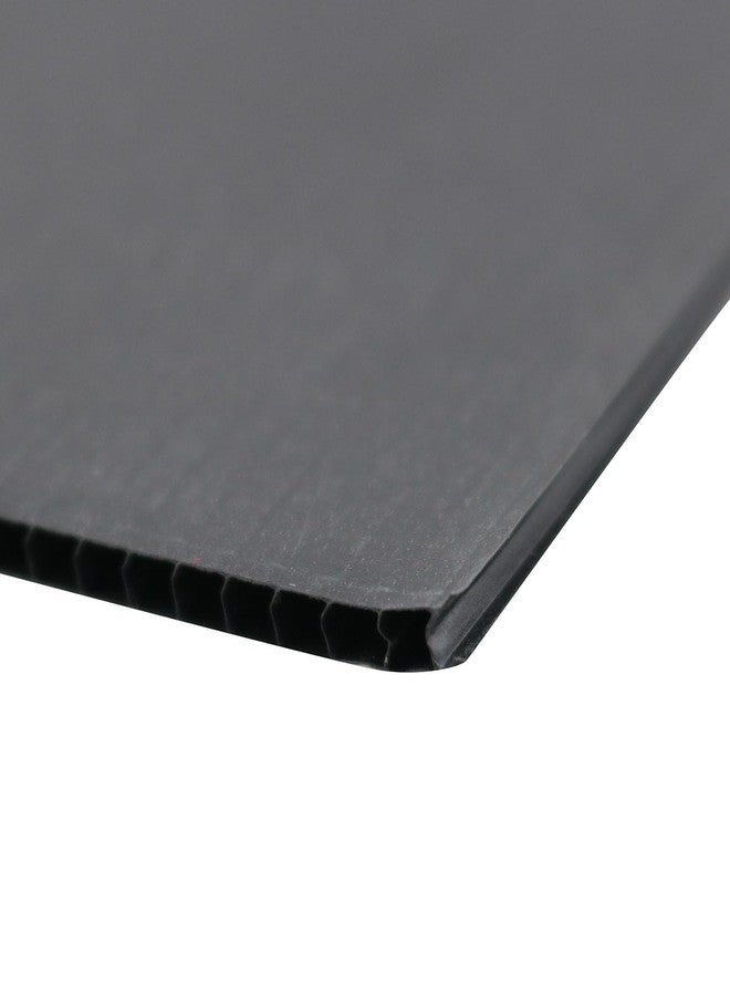 TAODAN 5pcs Corrugated Plastic Sheets Black Waterproof Sign Blank Board 20cmx30cmx0.3mm - Image 5